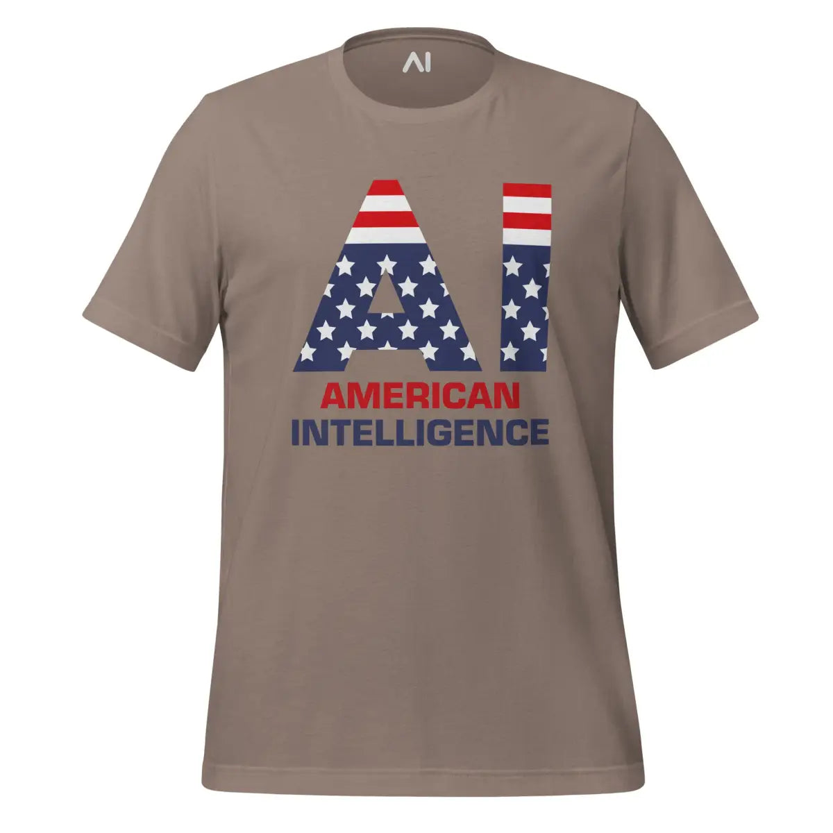 American Intelligence T-Shirt (unisex) - Pebble / M