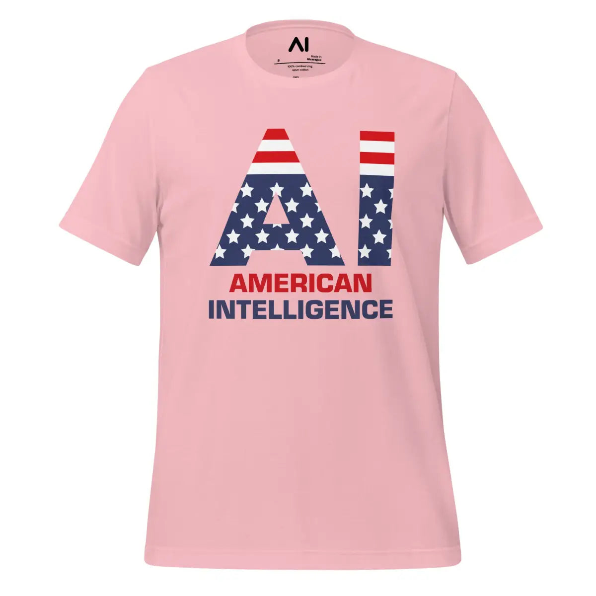 American Intelligence T-Shirt (unisex) - Pink / M