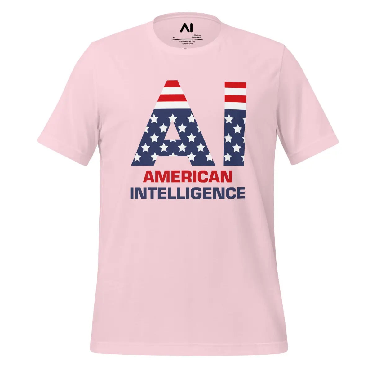 American Intelligence T-Shirt (unisex) - Soft Pink / M