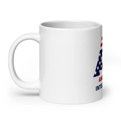 American Intelligence White Glossy Mug