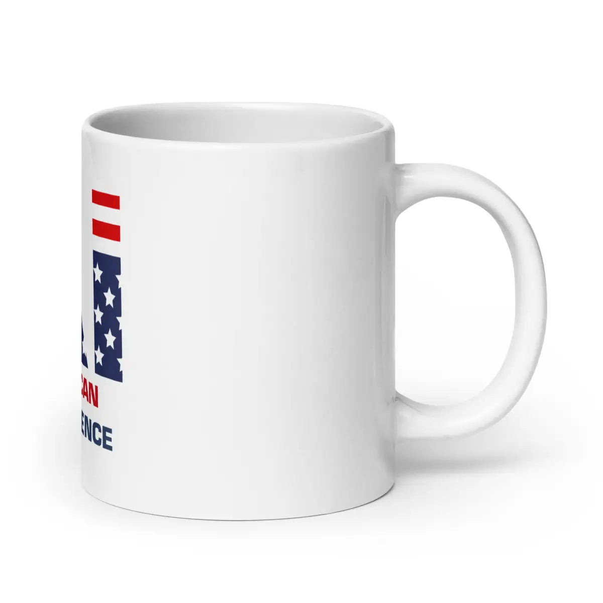 American Intelligence White Glossy Mug