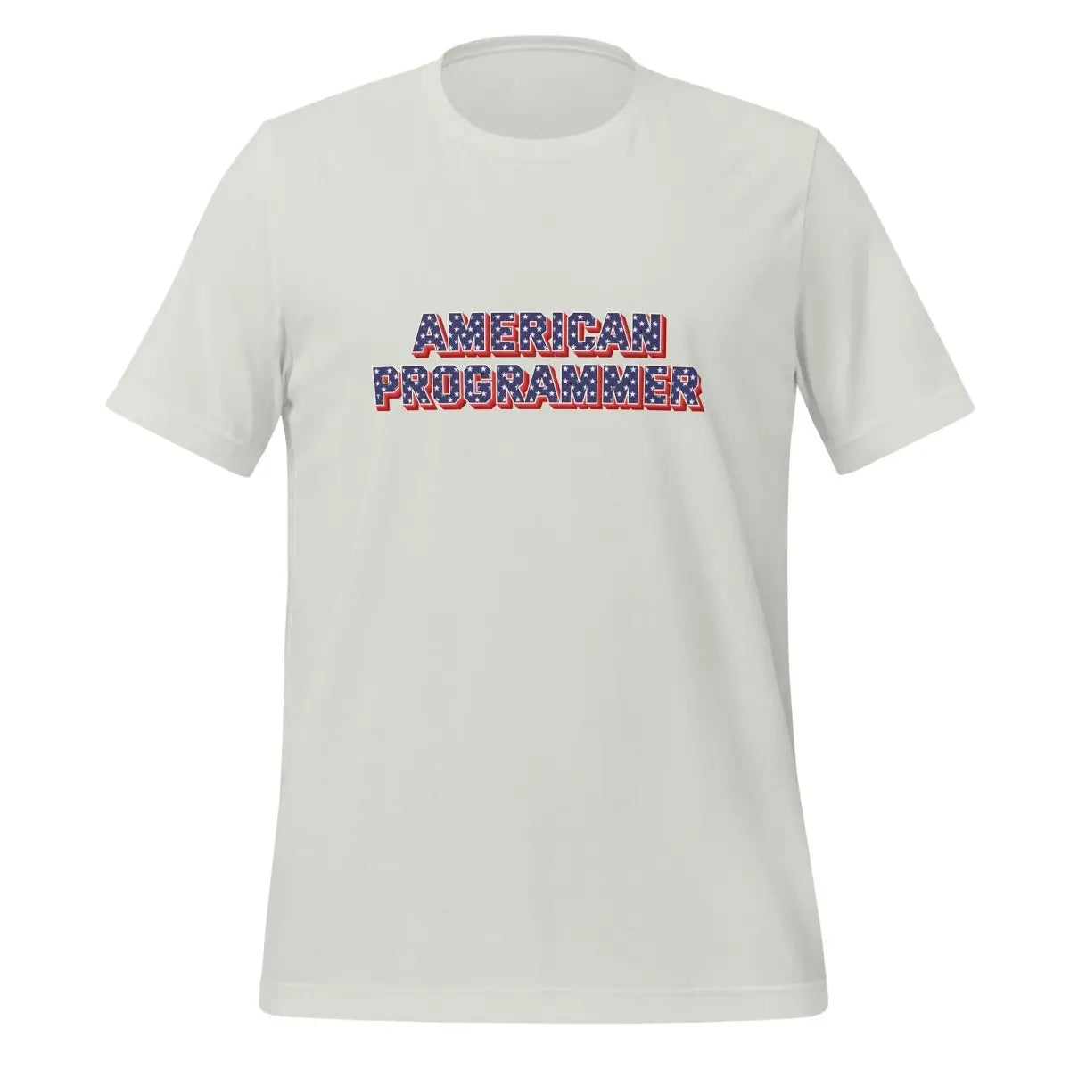 AMERICAN PROGRAMMER T-Shirt (unisex) - Silver / M