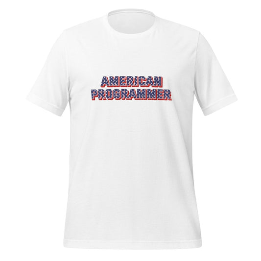 AMERICAN PROGRAMMER T-Shirt (unisex) - White - AI Store