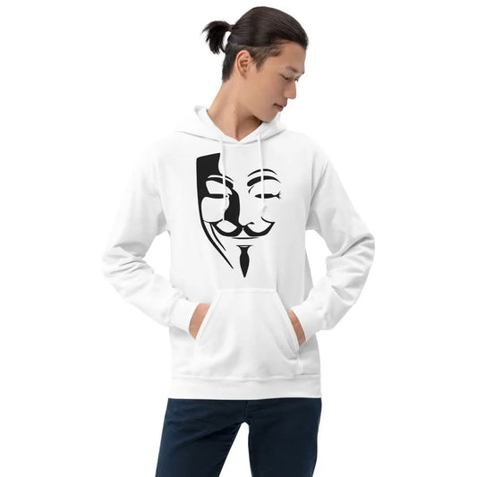 Anonymous Mask Light Hoodie (unisex)