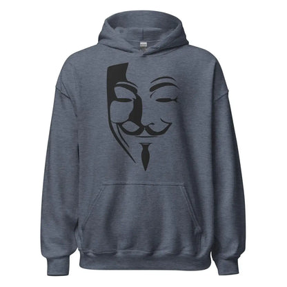 Anonymous Mask Light Hoodie (unisex) - Heather Sport Dark Navy / M