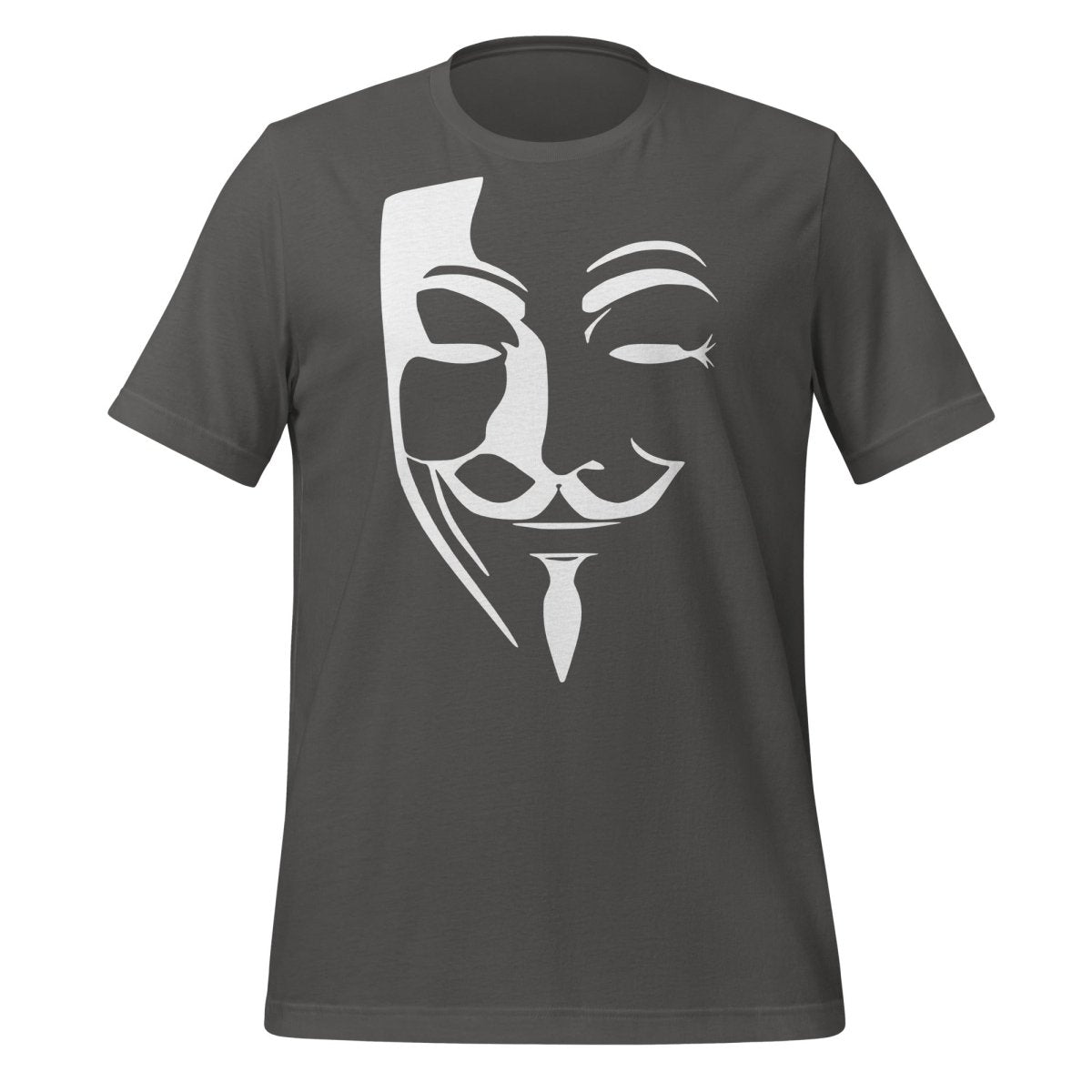 Anonymous Mask T-Shirt (unisex) - Asphalt - AI Store