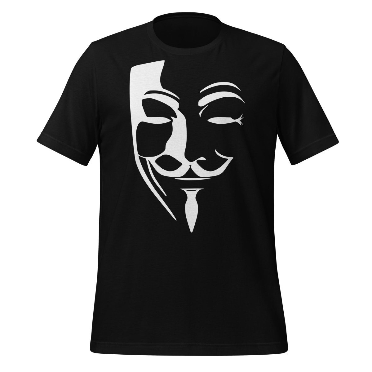 Anonymous Mask T-Shirt (unisex) - Black - AI Store