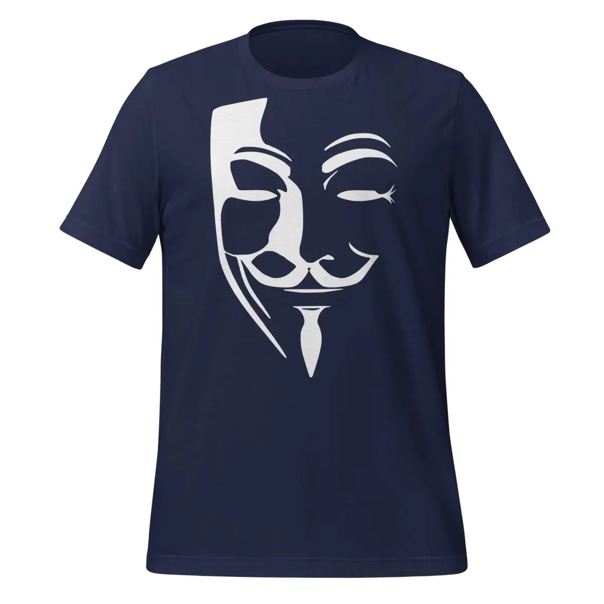 Anonymous Mask T-Shirt (unisex) - Navy / M