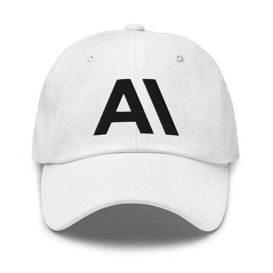 Anthropic Icon Embroidered Cap - White - AI Store