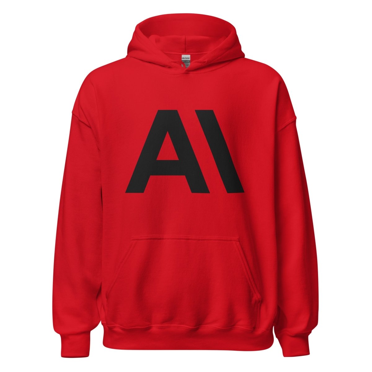 Anthropic Icon Hoodie (unisex) - Red - AI Store
