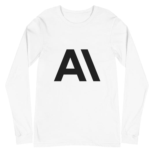 Anthropic Icon Long Sleeve T - Shirt (unisex) - White - AI Store