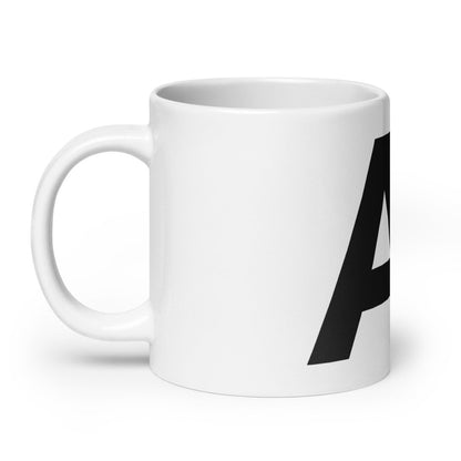 Anthropic Icon on White Glossy Mug - 15 oz - AI Store