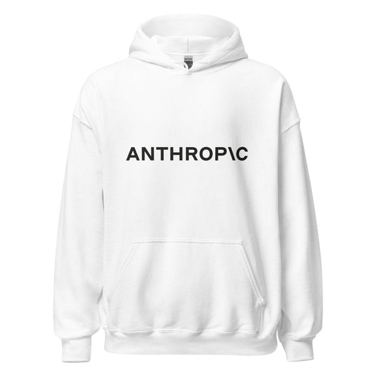 Anthropic Logo Hoodie (unisex) - White - AI Store
