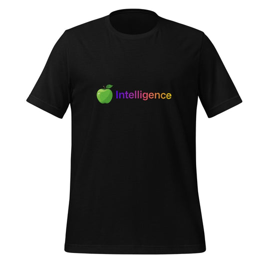 Apple + Intelligence T-Shirt (unisex) - Black - AI Store