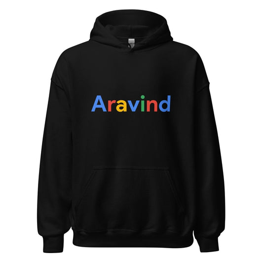 Aravind Search Logo Hoodie (unisex) - Black - AI Store