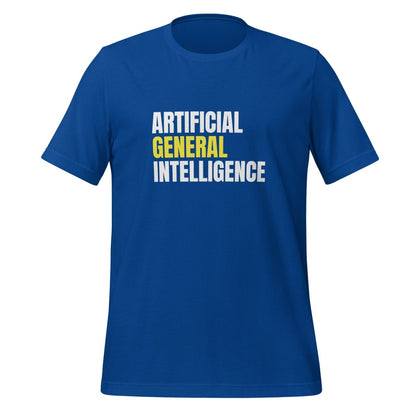 Artificial General Intelligence Stacked (Yellow) T - Shirt (unisex) - AI Store