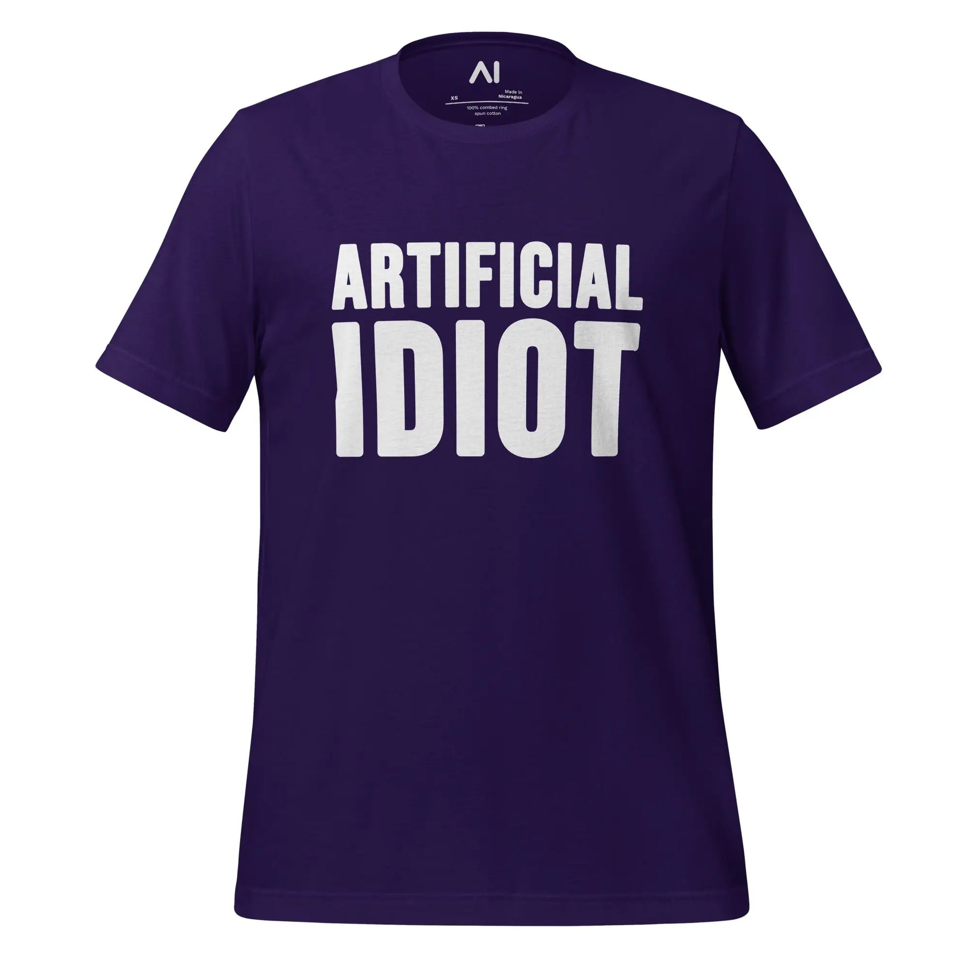 Artificial Idiot T-Shirt (unisex) - Team Purple / M