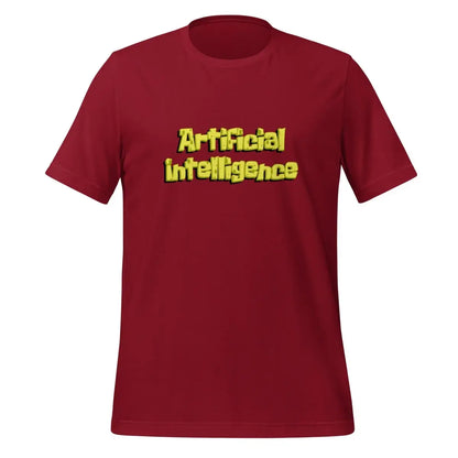 Artificial Intelligence beneath the Sea T-Shirt (unisex) - Cardinal / M