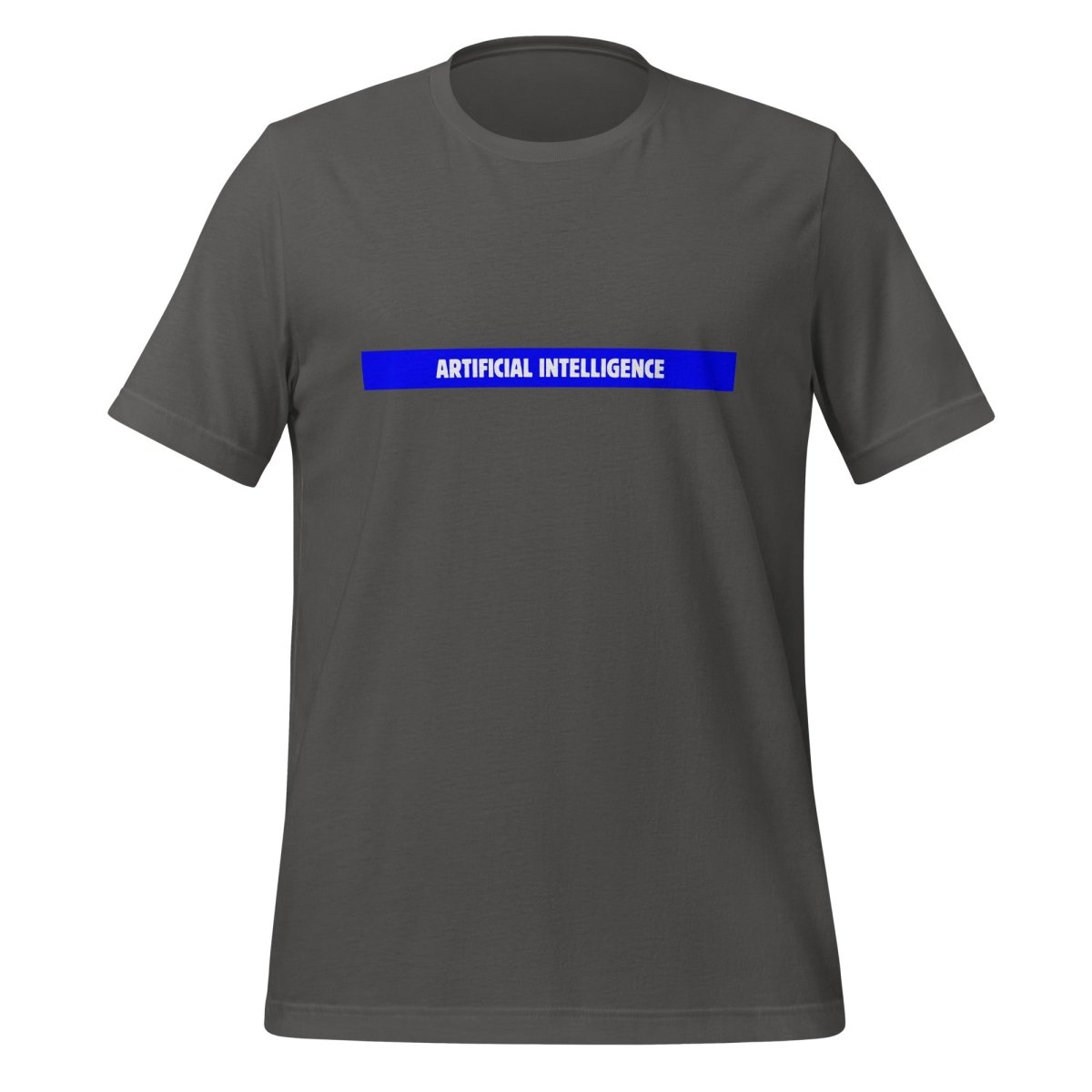 Artificial Intelligence Blue Stripe T-Shirt (unisex) - Asphalt - AI Store