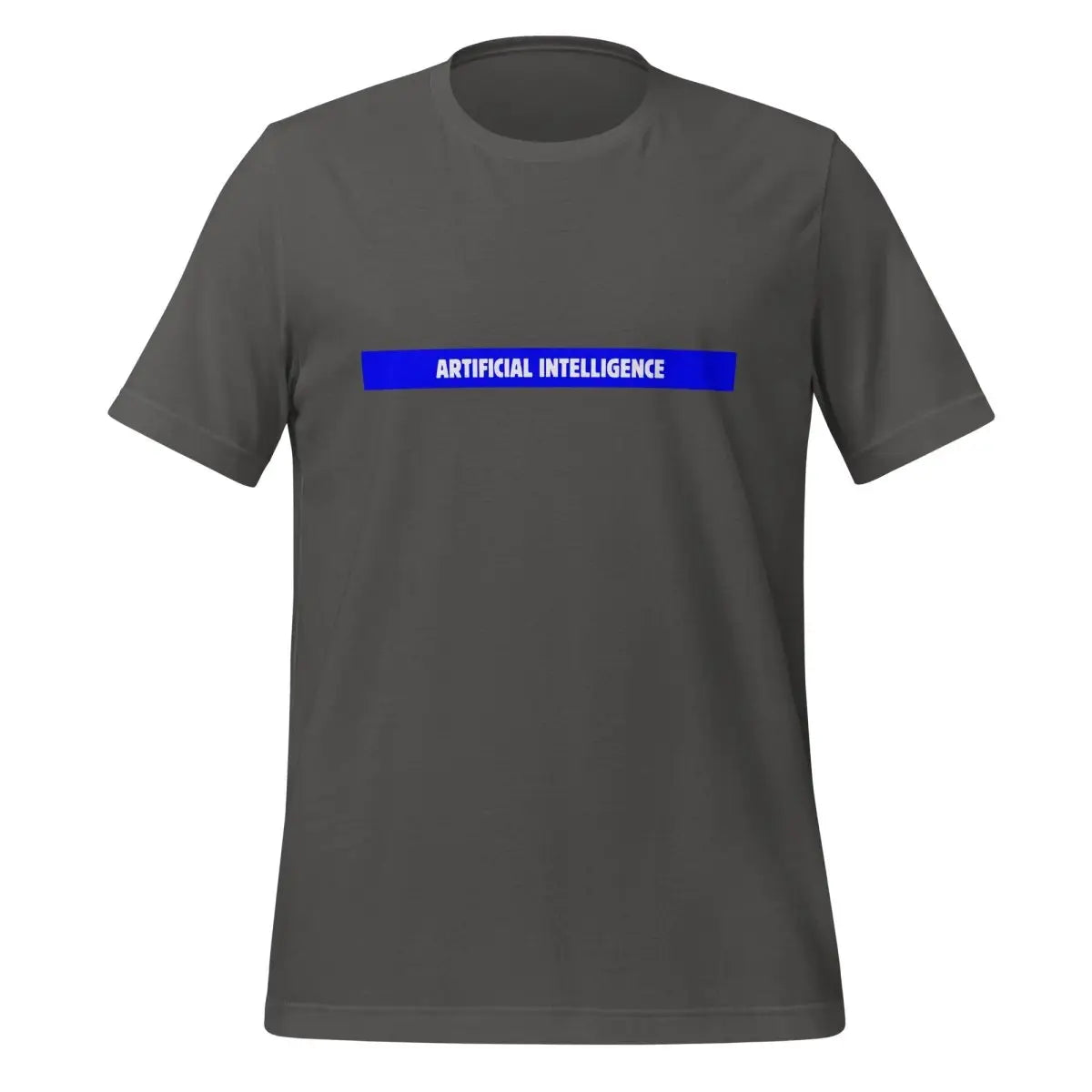 Artificial Intelligence Blue Stripe T-Shirt (unisex) - Asphalt / M