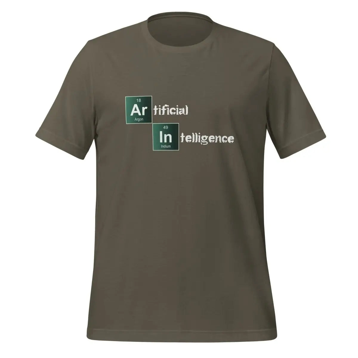 Artificial Intelligence Breaking Bad Style T-Shirt (unisex) - Army / M