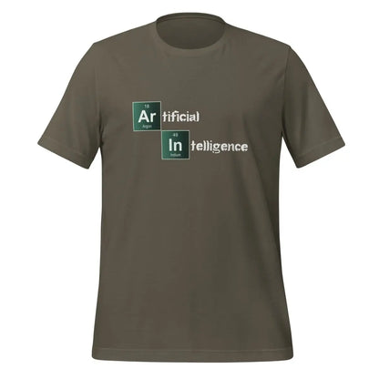 Artificial Intelligence Breaking Bad Style T-Shirt (unisex) - Army / M