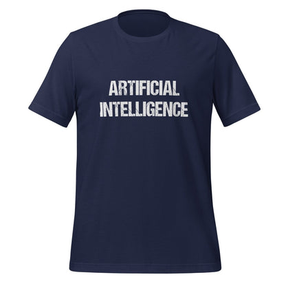 Artificial Intelligence Distressed T-Shirt (unisex) - Navy - AI Store