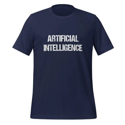 Artificial Intelligence Distressed T-Shirt (unisex) - Navy / M