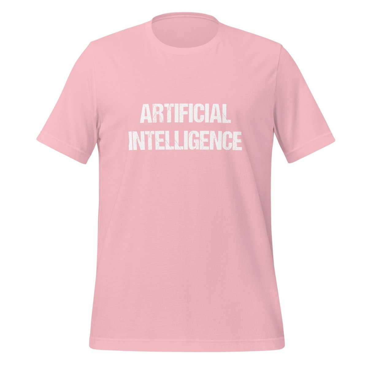 Artificial Intelligence Distressed T-Shirt (unisex) - Pink - AI Store