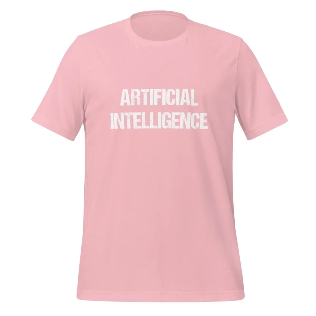 Artificial Intelligence Distressed T-Shirt (unisex) - Pink / M