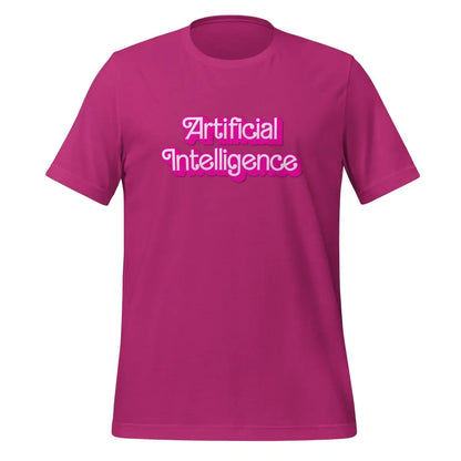 The Artificial Intelligence for Dolls T-shirt (unisex) Berry / m.