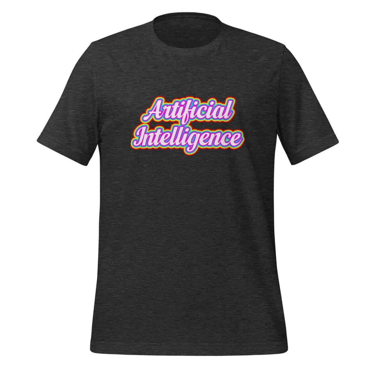 Artificial Intelligence Pride T-Shirt (unisex) - Dark Grey Heather - AI Store