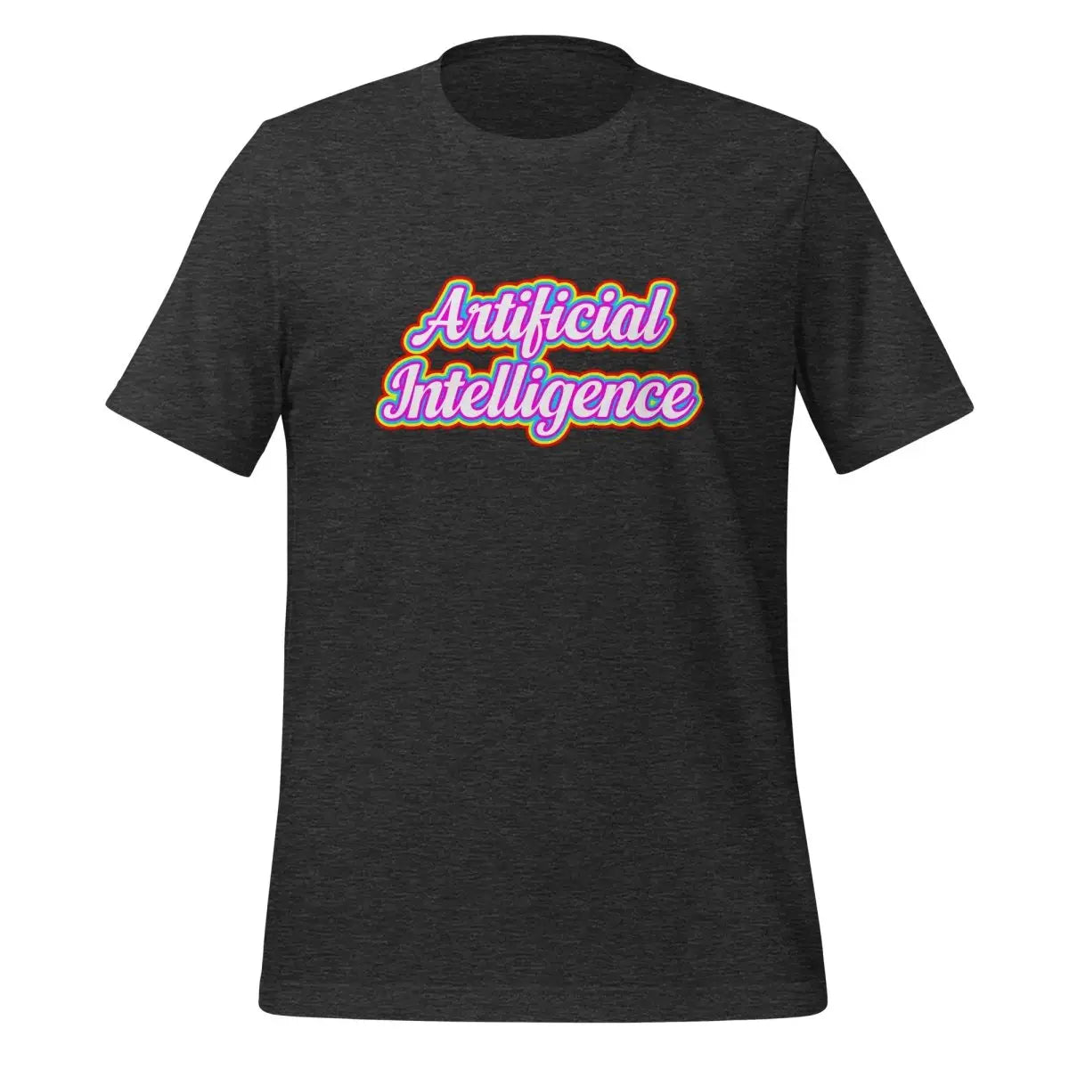 The Artificial Intelligence Pride T-shirt (unisex) Dark Grey Heather / m.