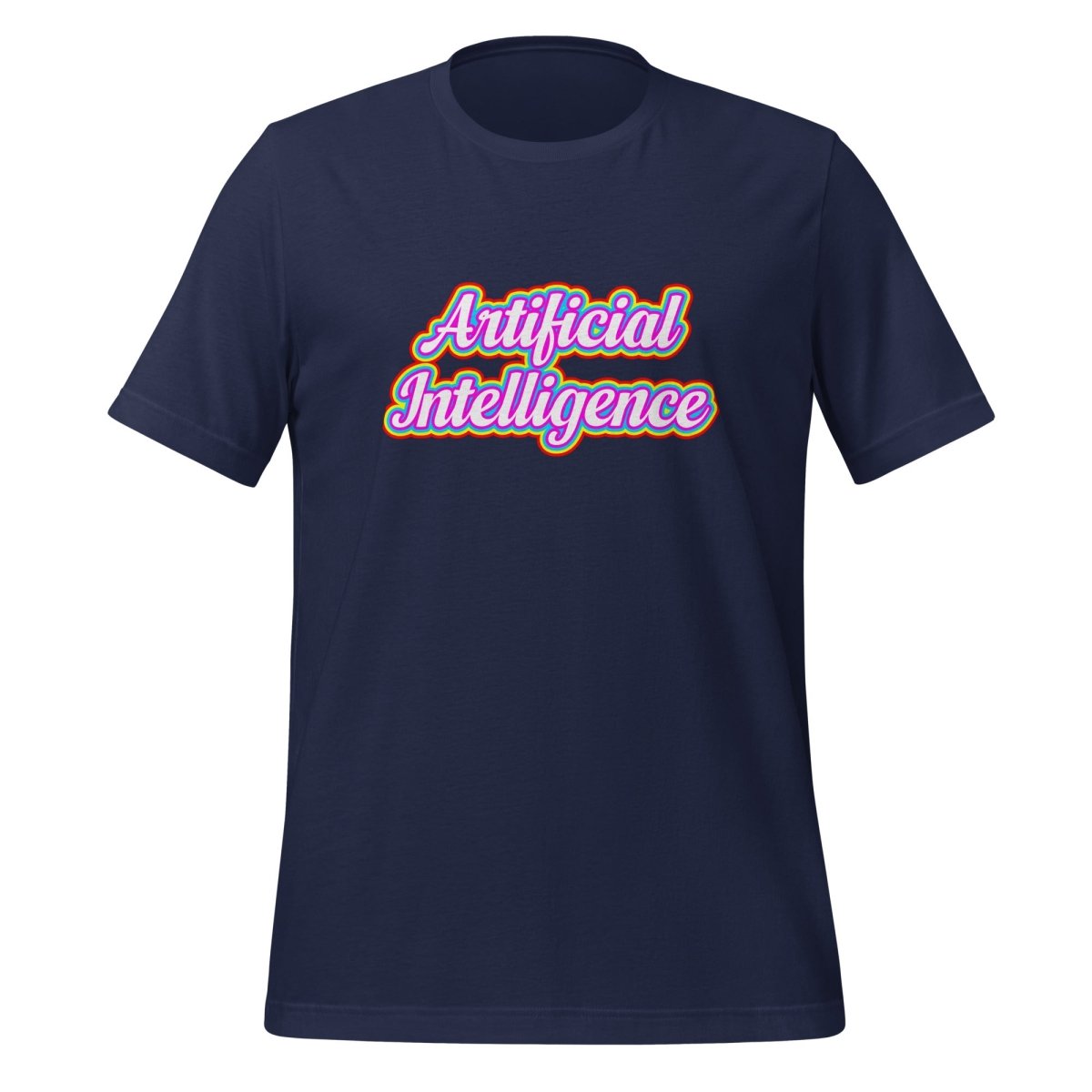 Artificial Intelligence Pride T-Shirt (unisex) - Navy - AI Store