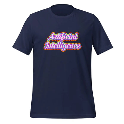 Artificial Intelligence Pride T-Shirt (unisex) - Navy / M