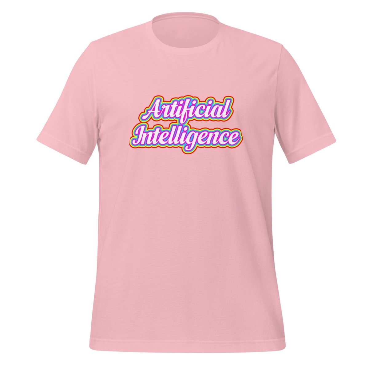 Artificial Intelligence Pride T-Shirt (unisex) - Pink - AI Store