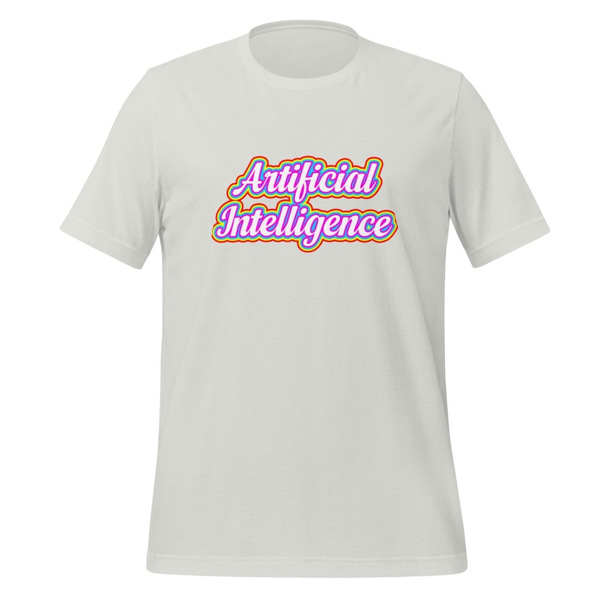 Artificial Intelligence Pride T-Shirt (unisex) - Silver - AI Store