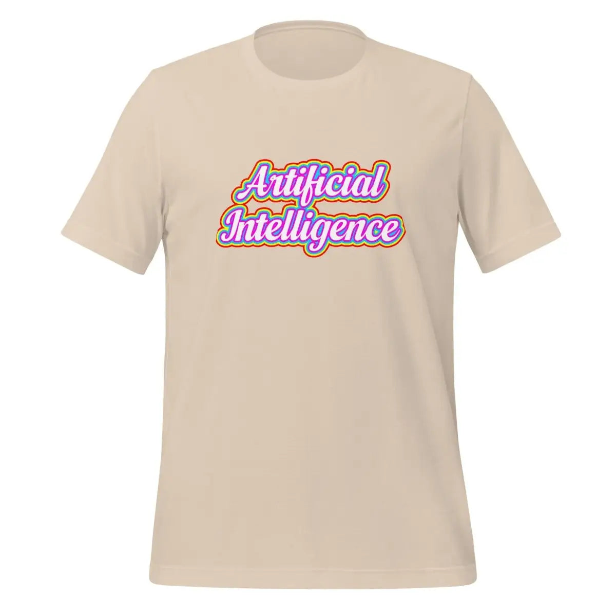 The Artificial Intelligence Pride T-shirt (unisex) Soft Cream / m.