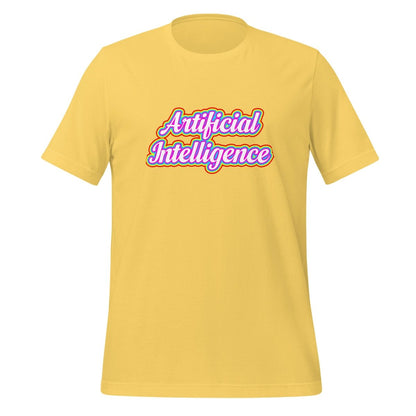 Artificial Intelligence Pride T-Shirt (unisex) - Yellow - AI Store