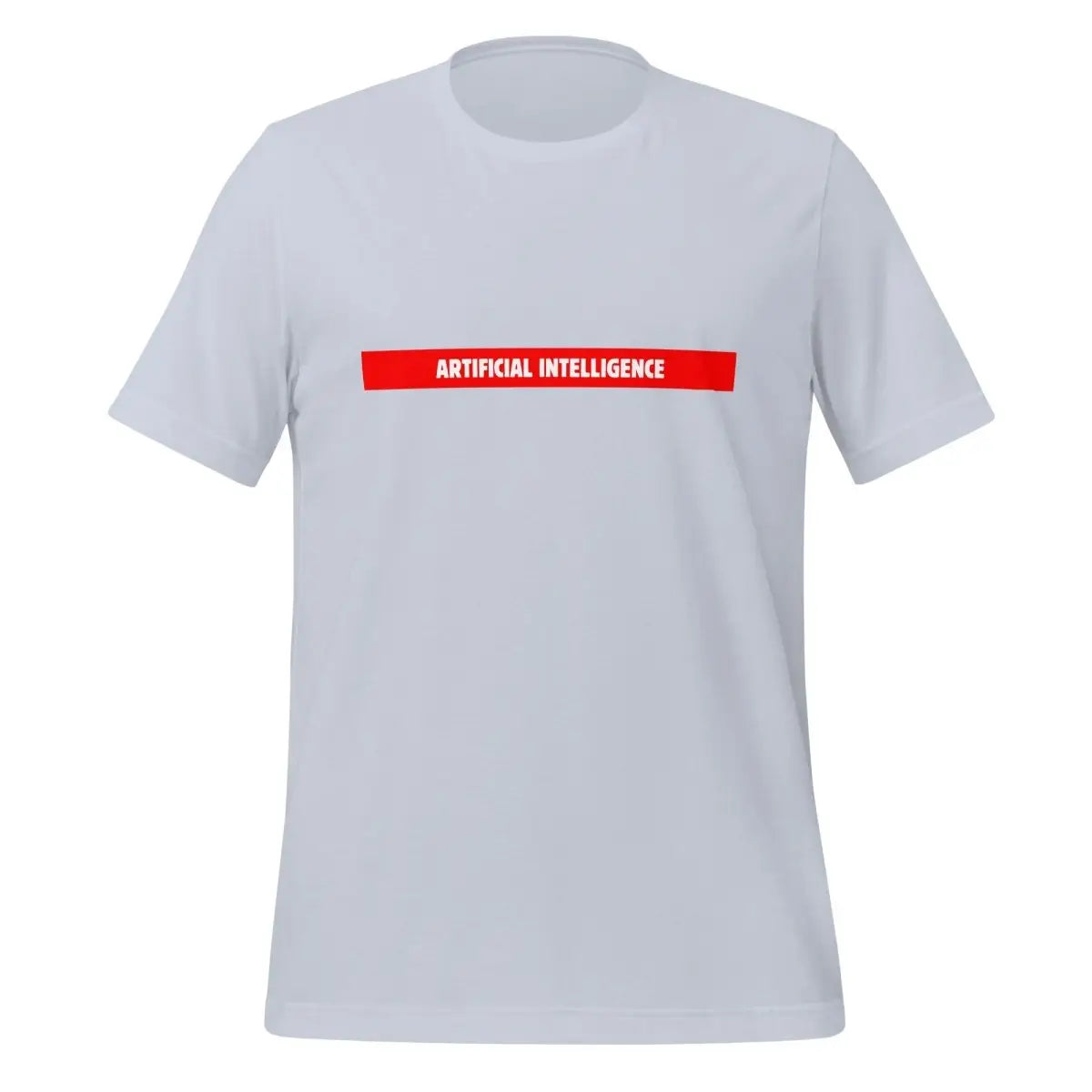 Artificial Intelligence Red Stripe T-Shirt (unisex) - Light Blue / M