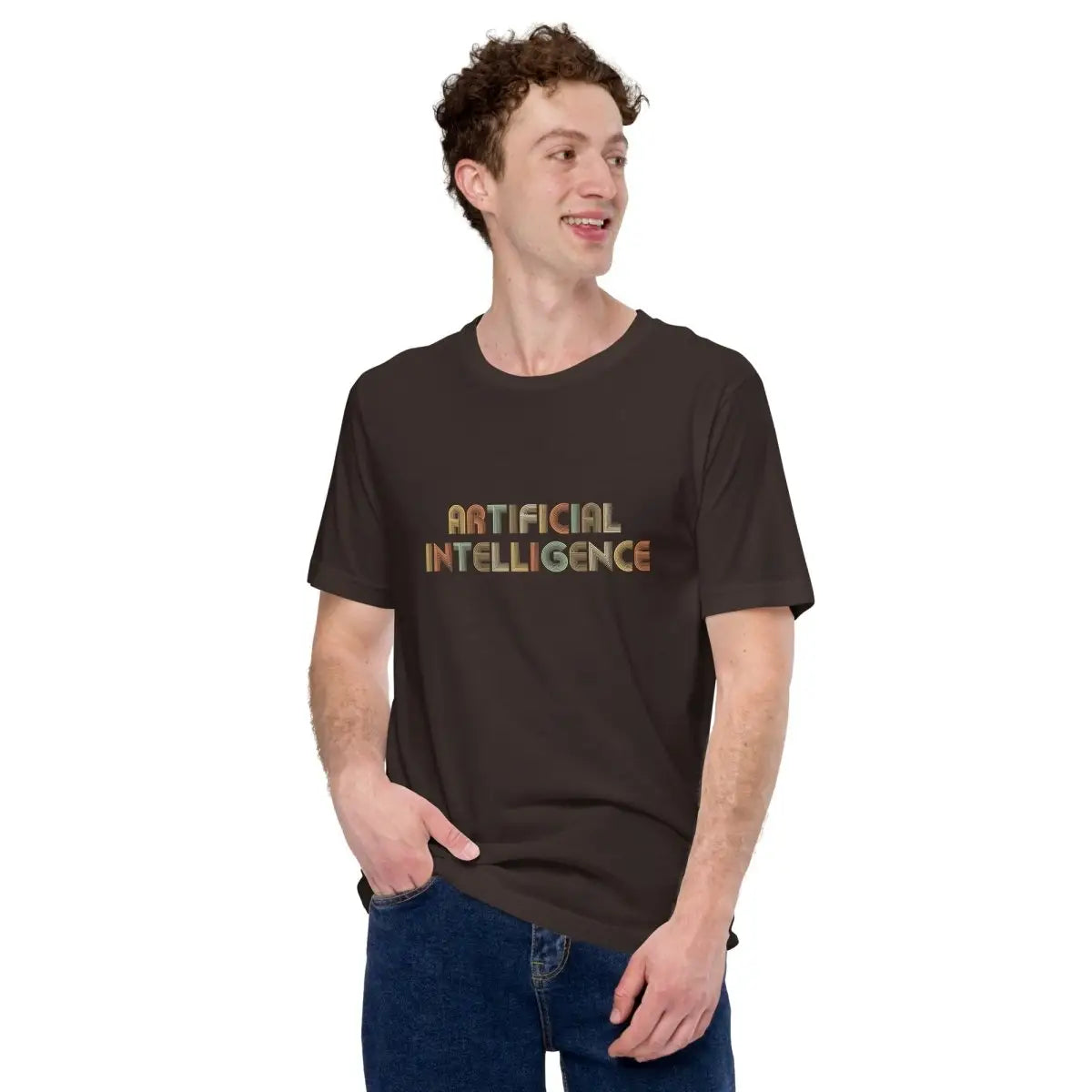 Artificial Intelligence Retro Look T-Shirt (unisex)