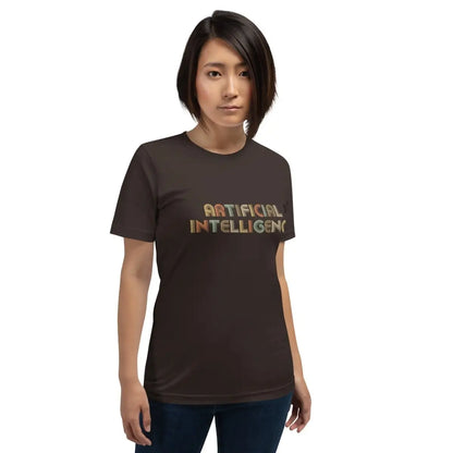 Artificial Intelligence Retro Look T-Shirt (unisex)