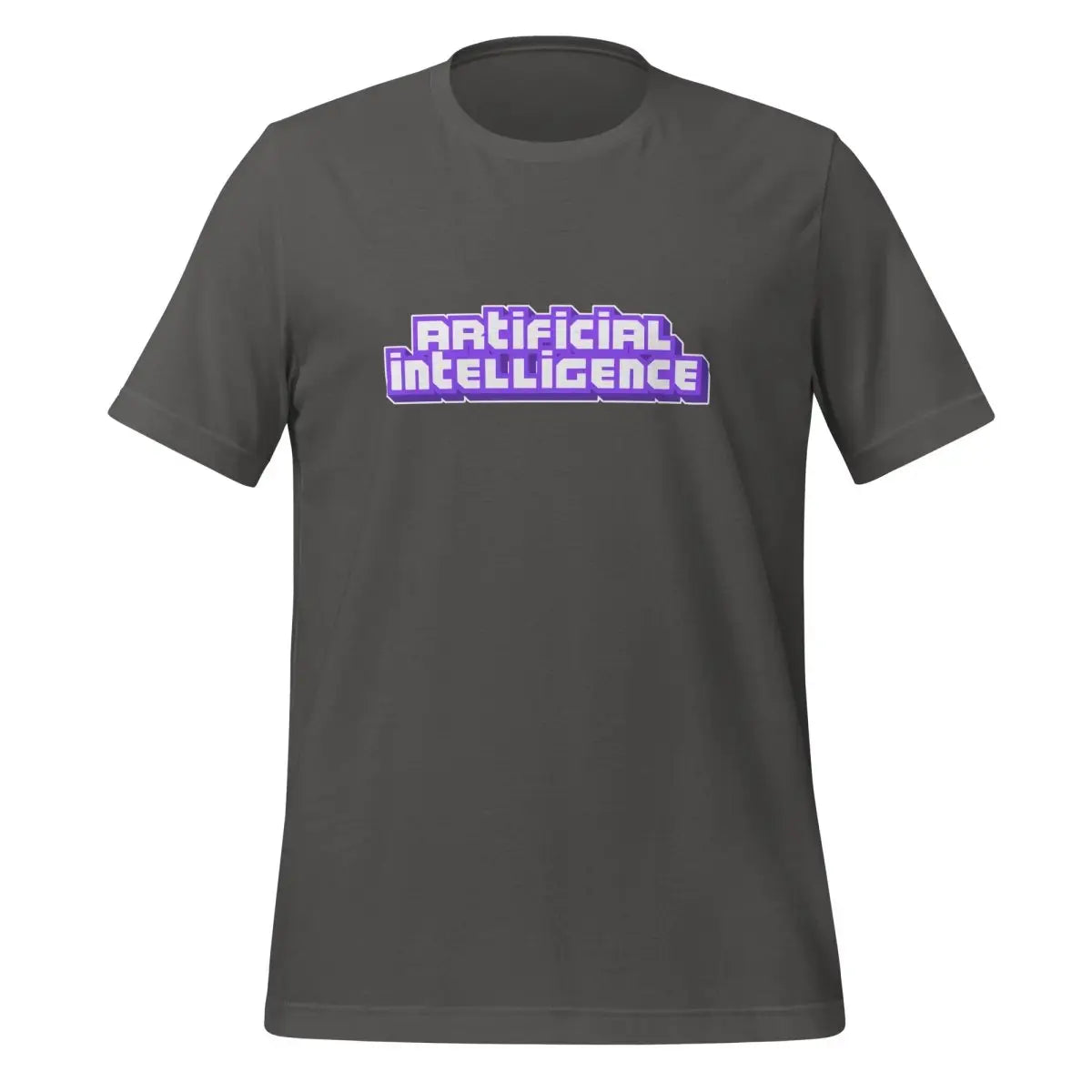 Artificial Intelligence Streamer T-Shirt (unisex) - Asphalt / M