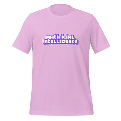 Artificial Intelligence Streamer T-Shirt (unisex) - Lilac / M