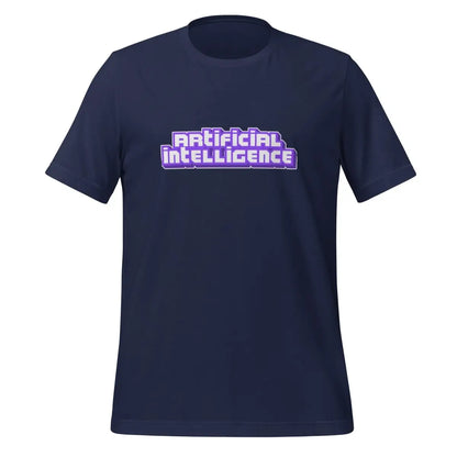 Artificial Intelligence Streamer T-Shirt (unisex) - Navy / M