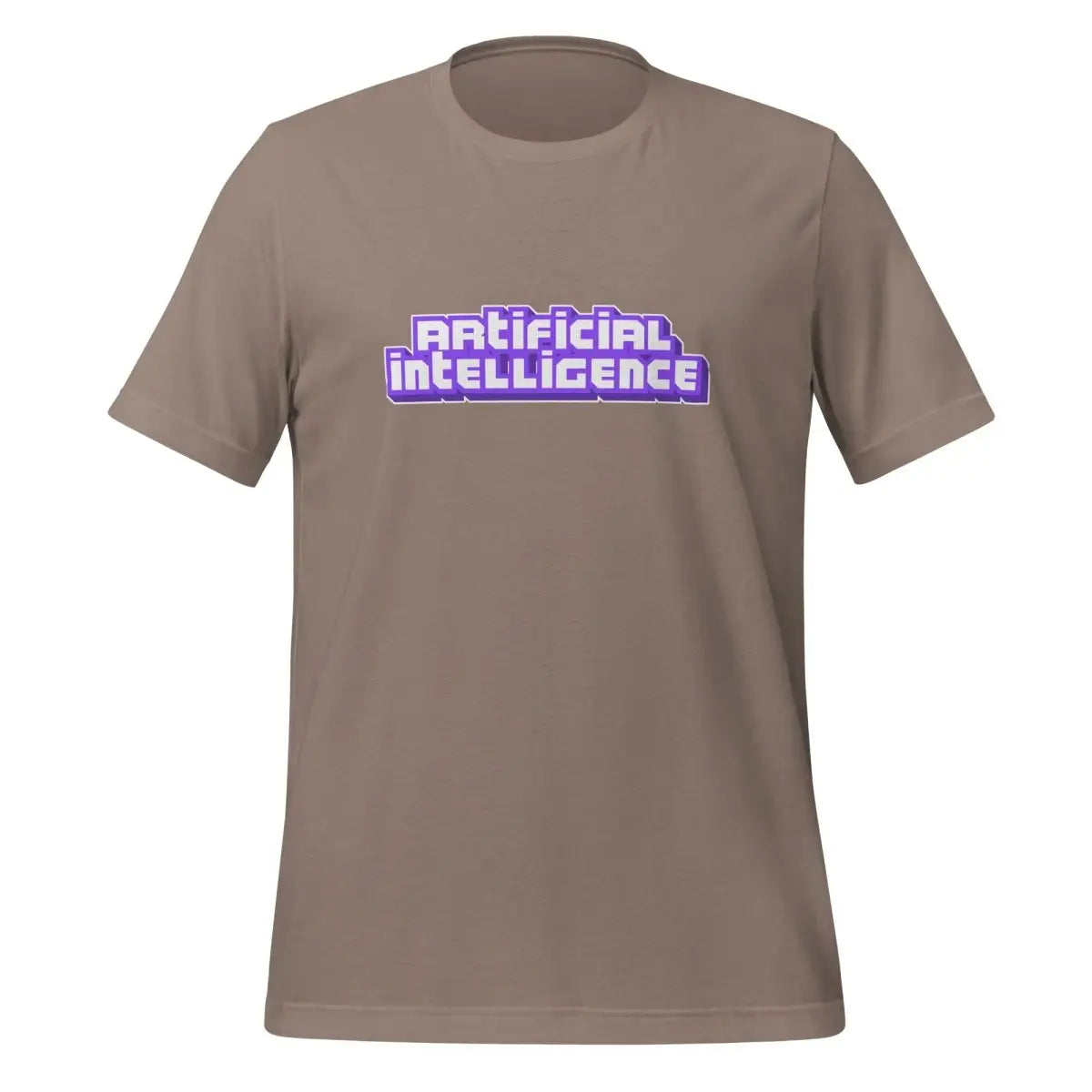 Artificial Intelligence Streamer T-Shirt (unisex) - Pebble / M