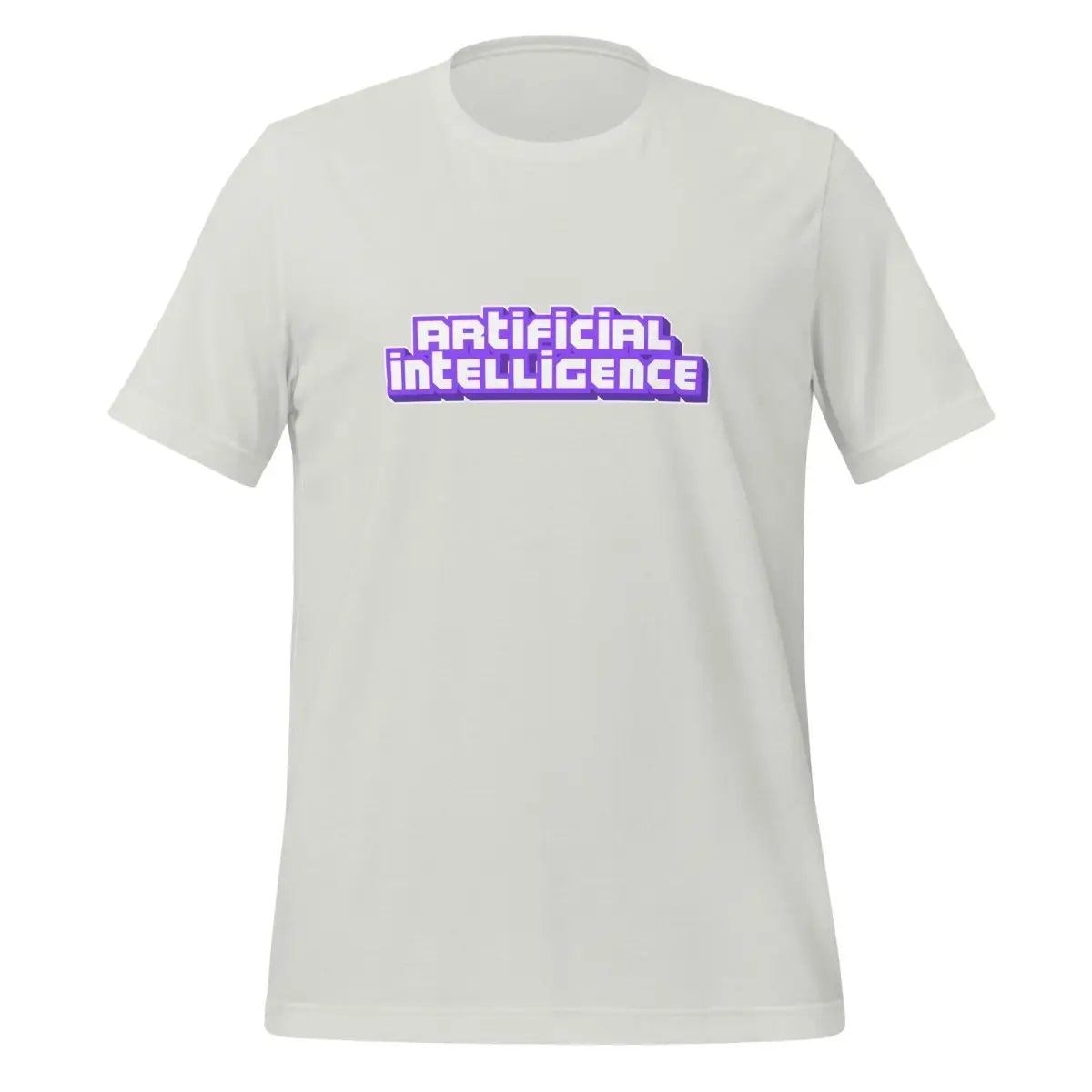 Artificial Intelligence Streamer T-Shirt (unisex) - Silver / M