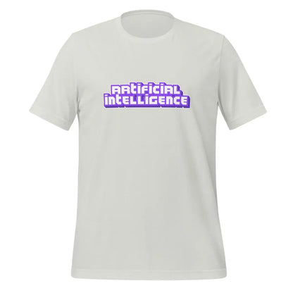 Artificial Intelligence Streamer T-Shirt (unisex) - Silver / M