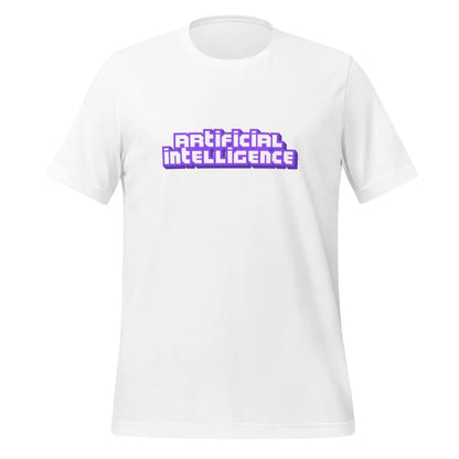 Artificial Intelligence Streamer T-Shirt (unisex) - White / M