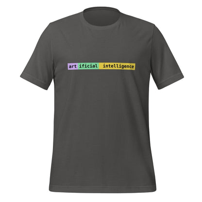 artificial intelligence Tokens T-Shirt (unisex) - Asphalt - AI Store